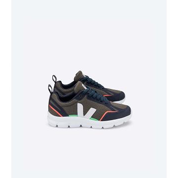 Zapatillas Running Veja CANARY B-MESH Niños Verde Oliva | España 710TCE